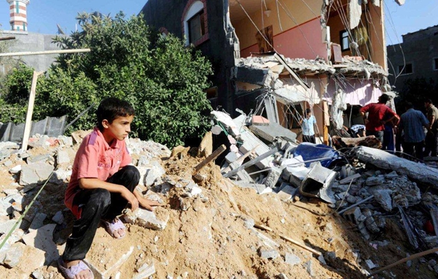 Nove das dez vítimas de ataque em Gaza eram crianças