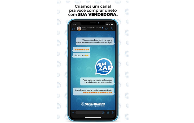 Novo Mundo aposta em plataforma on-line para vendedores trabalharem de casa 