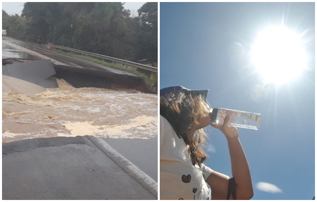 O que o temporal no Sul tem a ver com o calorão do Sudeste e Centro-Oeste? Entenda