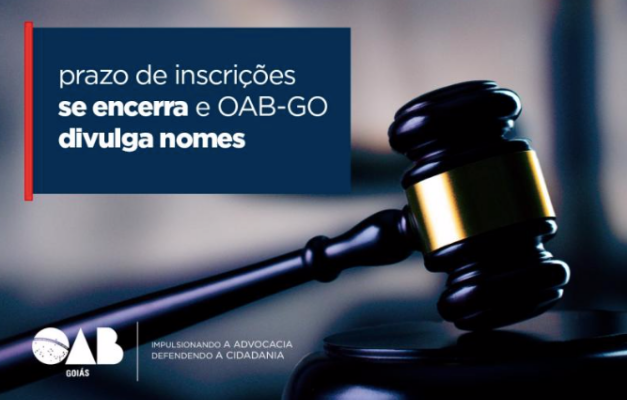 OAB-GO divulga lista dos inscritos para a formação das listas sêxtuplas