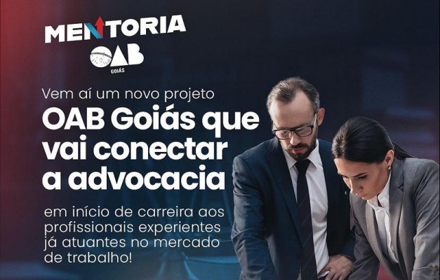 OAB-GO publica edital de 'Mentoria para advocacia em início de carreira'