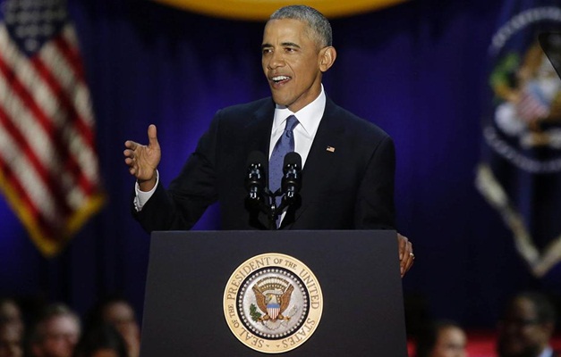 Obama faz balanço de sua gestão em discurso de despedida da presidência 