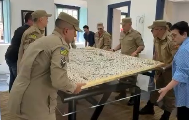 Obra de Siron em homenagem à cidade de Goiás chega ao Conde dos Arcos