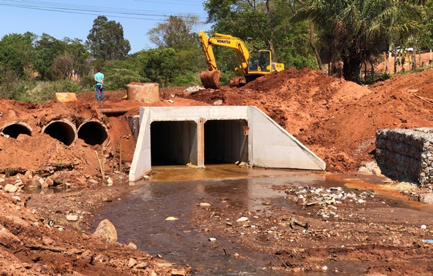 Obras de drenagem nas Chácaras São Joaquim devem ser concluídas neste ano