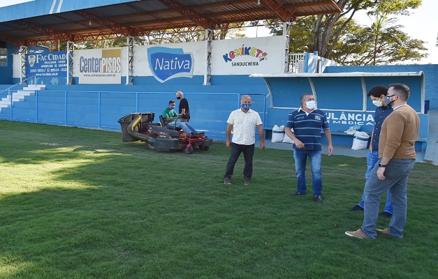 Obras de reforma do Estádio Annibal Batista de Toledo estão 98% concluídas  