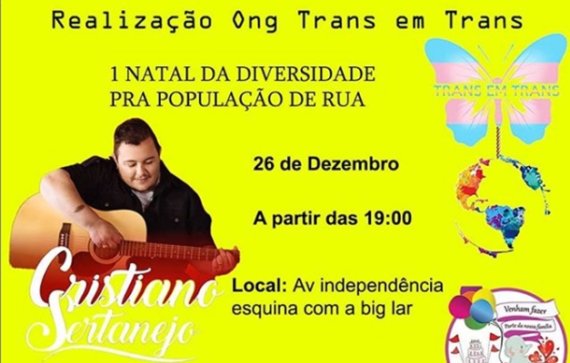 ONG arrecada alimentos para jantar beneficente em Goiânia