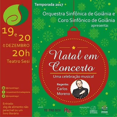 Orquestra Sinfônica de Goiânia apresenta concertos especiais de Natal