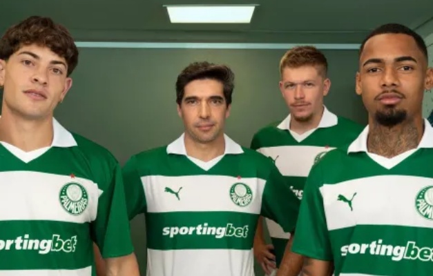 Palmeiras lança nova camisa e estreará uniforme contra o Vitória
