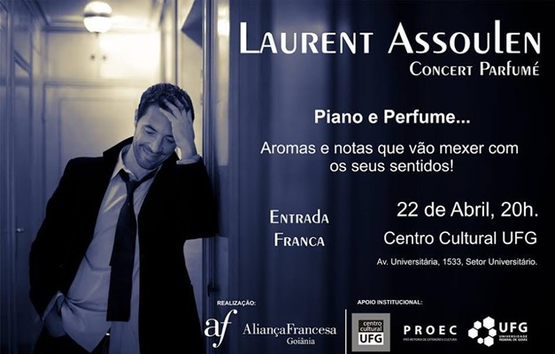 Pianista francês Laurent Assoulen apresenta "Concerto Perfumado" em Goiânia