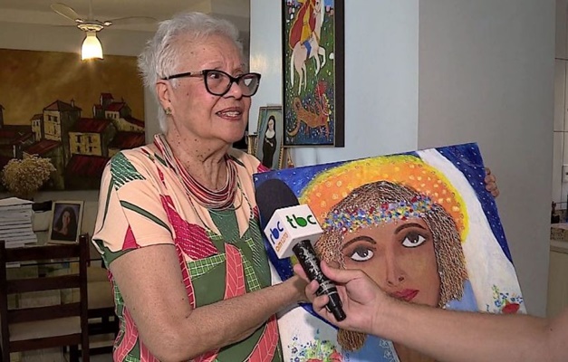 Pinacoteca da ABC, em Goiânia, recebe obra da artista plástica Telma Morais