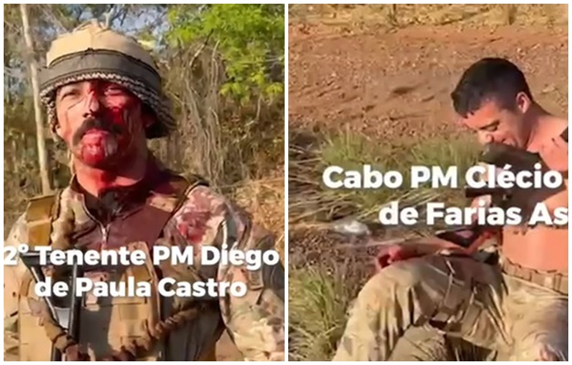 PM de Goiás manifesta apoio a policiais baleados durante confronto