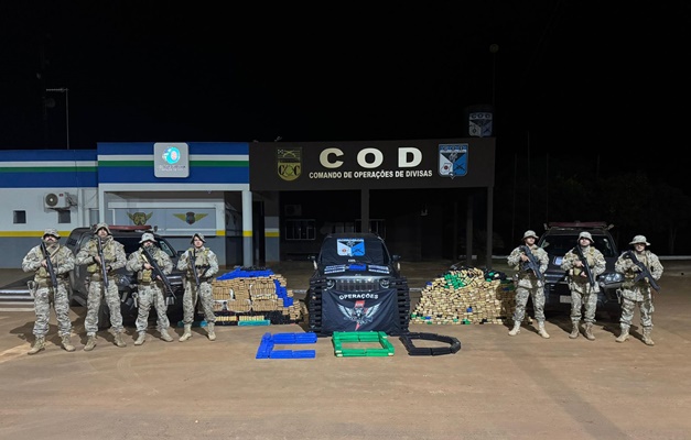 Polícia apreende 1 tonelada de maconha na região de Chapadão do Céu