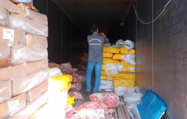 Polícia apreende 6 toneladas de carne imprópria para consumo em Goiânia