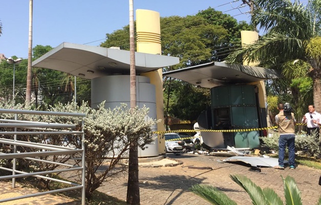 Polícia Civil investiga explosão de terminal bancário em Goiânia 