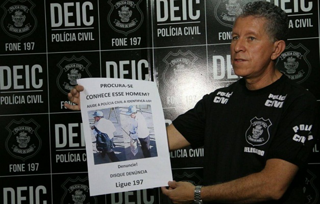 Polícia divulga fotos do suspeito do atentado contra advogado em Goiânia