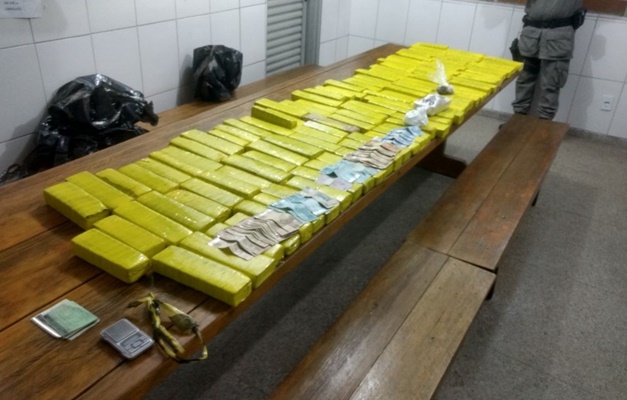 Polícia Militar apreende mais de 70 quilos de maconha em Goiânia 