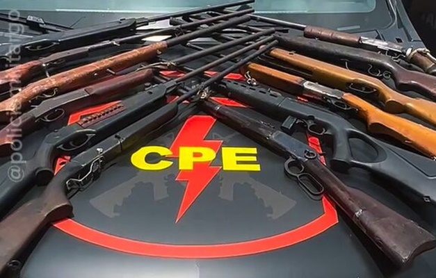 Polícia recupera 12 armas de fogo furtadas de delegacia em Aruanã