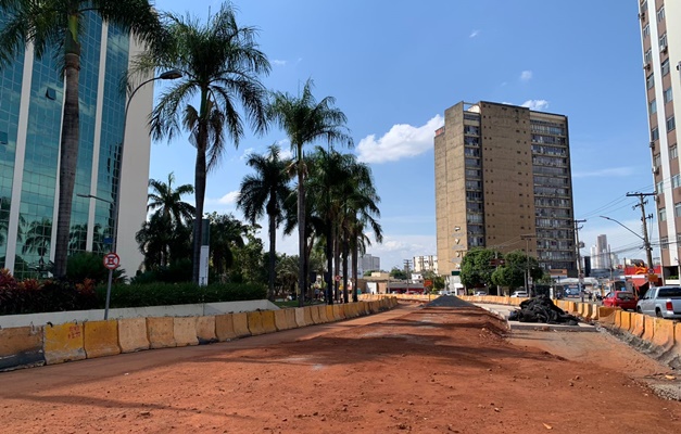 Praça Cívica terá desvio para obras do BRT Norte-Sul a partir desta terça