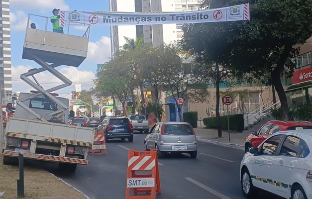 Prefeitura altera sentido de ruas no entorno da Avenida Jamel Cecílio 