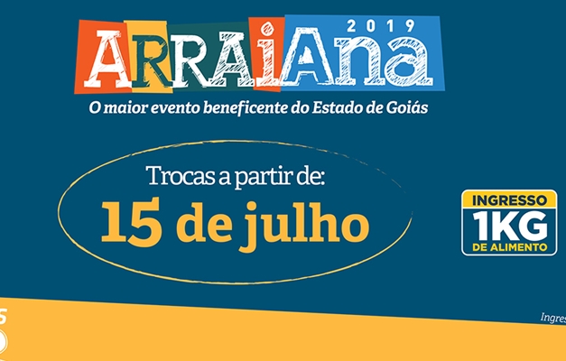 Prefeitura de Anápolis arrecada alimentos para Arraiana a partir do dia 15/7