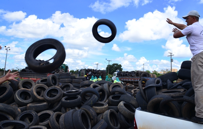 Prefeitura de Aparecida vai recolher pneus velhos nesta quarta-feira (7)