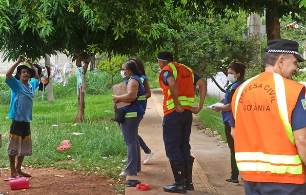 Prefeitura de Goiânia acolhe famílias vulneráveis após fortes chuvas