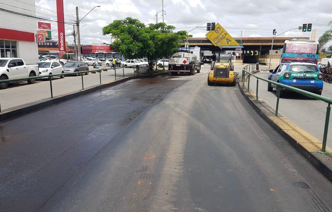 Prefeitura de Goiânia finaliza obra no trecho do Terminal Praça da Bíblia