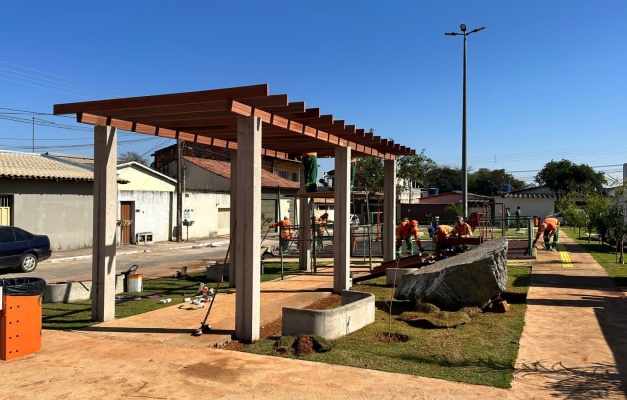 Prefeitura de Goiânia finaliza obras da Praça Jardim São José