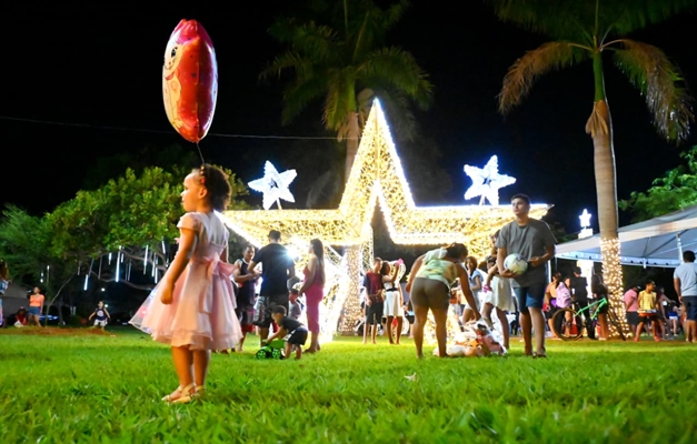 Prefeitura de Goiânia inaugura iluminação natalina no Jardim São Judas Tadeu