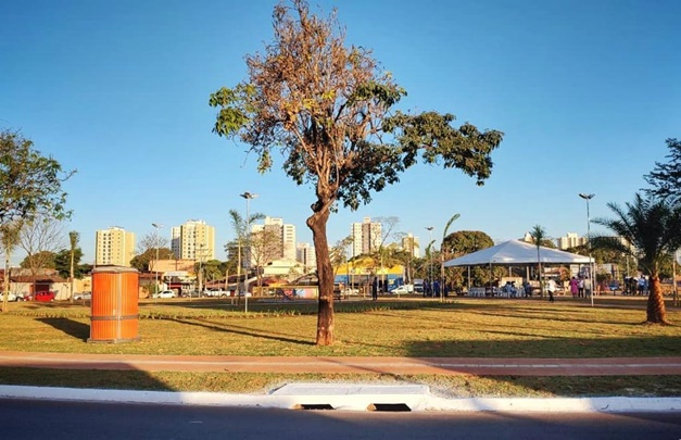 Prefeitura de Goiânia inaugura Praça da Bandeira, no Bairro Goiá 
