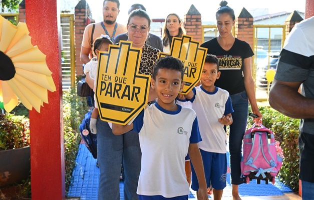 Prefeitura de Goiânia intensifica ações educativas de trânsito em escolas 