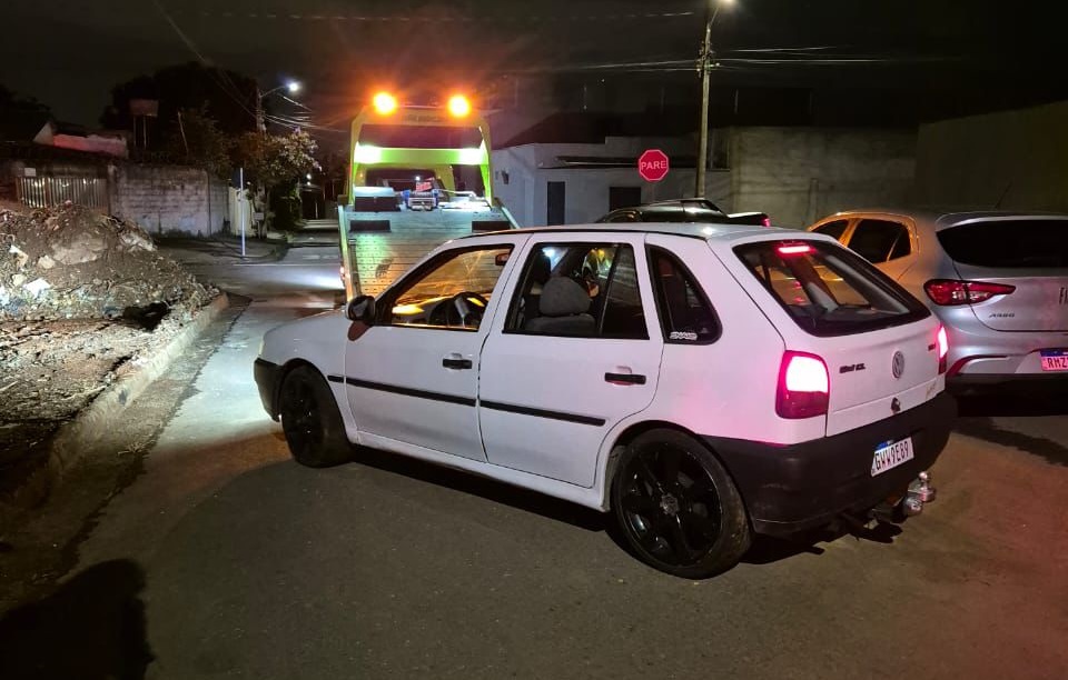 Prefeitura e PM interditam festas com som automotivo em Aparecida 