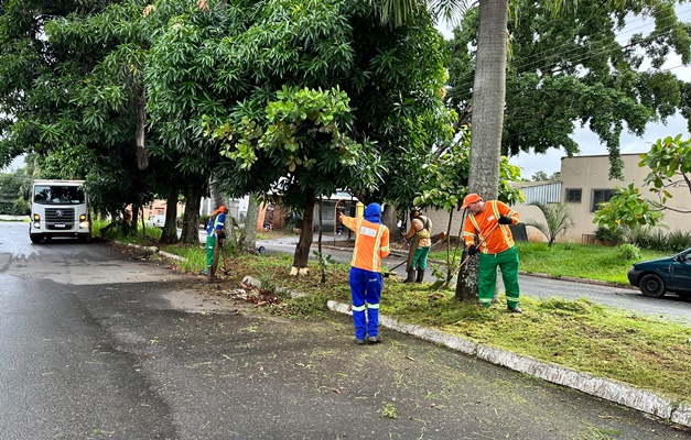 Prefeitura inicia força-tarefa contra mato alto em ruas de Goiânia