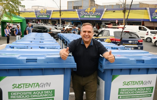 Prefeitura instala 55 novos contêineres para reforçar limpeza em Goiânia