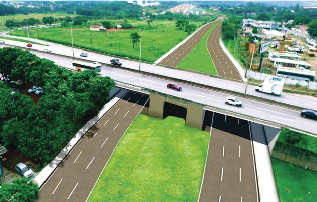 Prefeitura planeja construir dois viadutos na Avenida Leste-Oeste