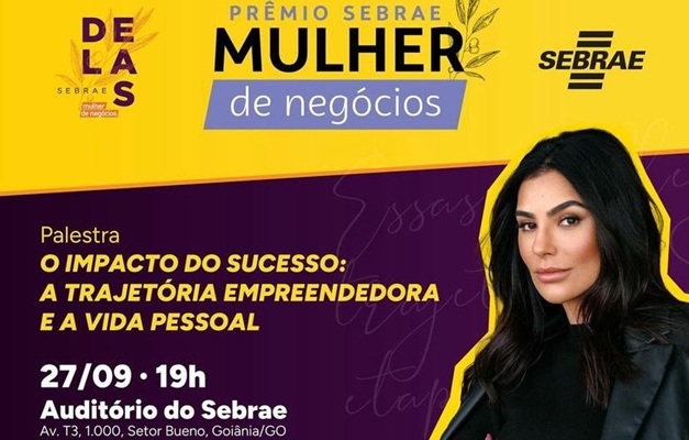 Prêmio Sebrae Mulher de Negócios terá vencedoras reveladas em Goiânia