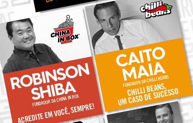 Presidentes da Chilli Beans e China In Box fazem palestra em Goiânia