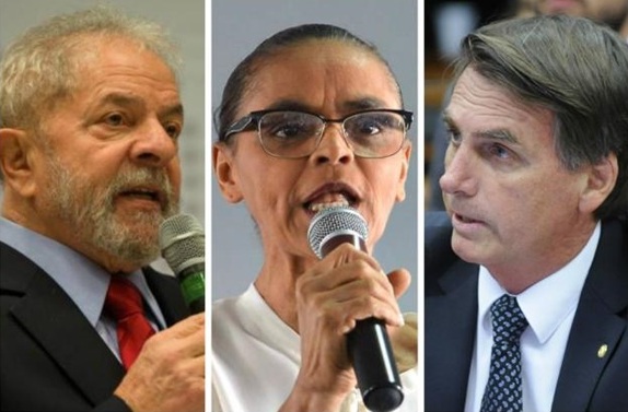 Preso, Lula perde votos; sem ele, Marina alcança Bolsonaro, diz Datafolha