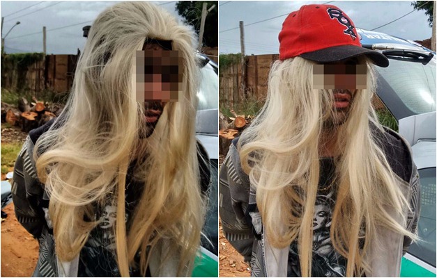 Preso suspeito de roubar usando peruca em Goiânia 