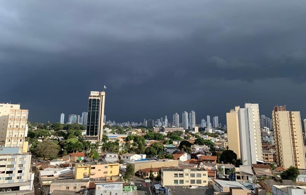 Previsão alerta para fortes chuvas em Goiânia e interior nesta semana