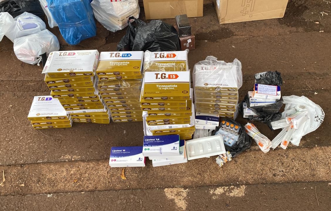 PRF apreende 330 unidades de medicamentos para emagrecimento em Itumbiara