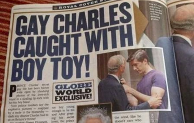 Príncipe Charles deve se divorciar após foto beijando rapaz, diz jornal