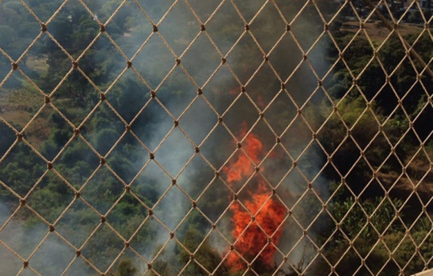 Princípio de incêndio no Lago das Rosas assusta moradores da região 