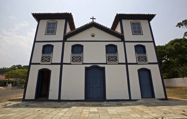 Problema estrutural interdita Igreja Nosso Senhor do Bonfim em Pirenópolis
