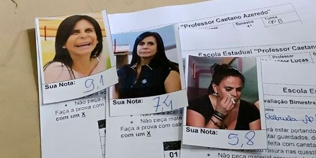 Professor usa memes da Gretchen para dar notas aos alunos