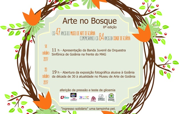 Projeto Arte no Bosque promove evento cultural gratuito em Goiânia