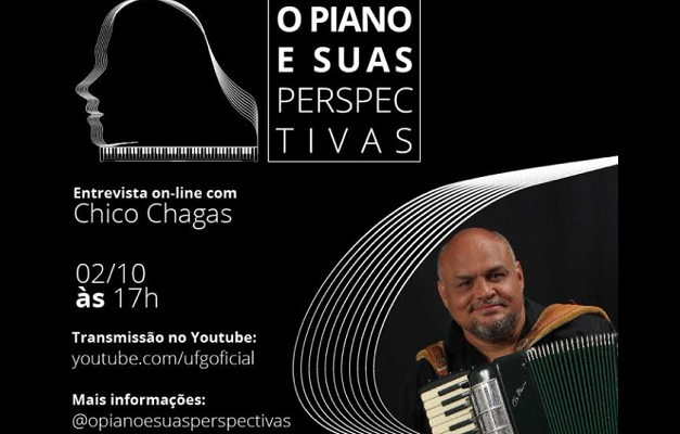 Projeto da UFG entrevista o  acordeonista e pianista Chico Chagas 