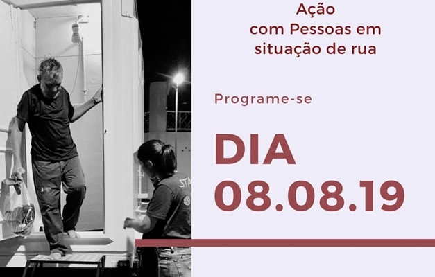 Projeto que atende pessoas em situação de rua realiza ação de Dia dos Pais
