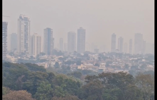 Qualidade do ar está "inaceitável" em Goiás, avalia meteorologista