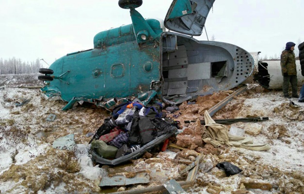 Queda de helicóptero mata 21 pessoas na Rússia